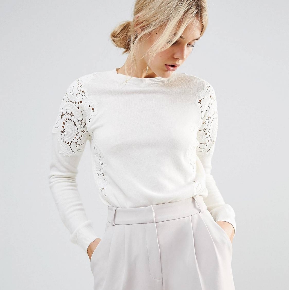 Ted baker Tae  Lace Shoulder Jumper